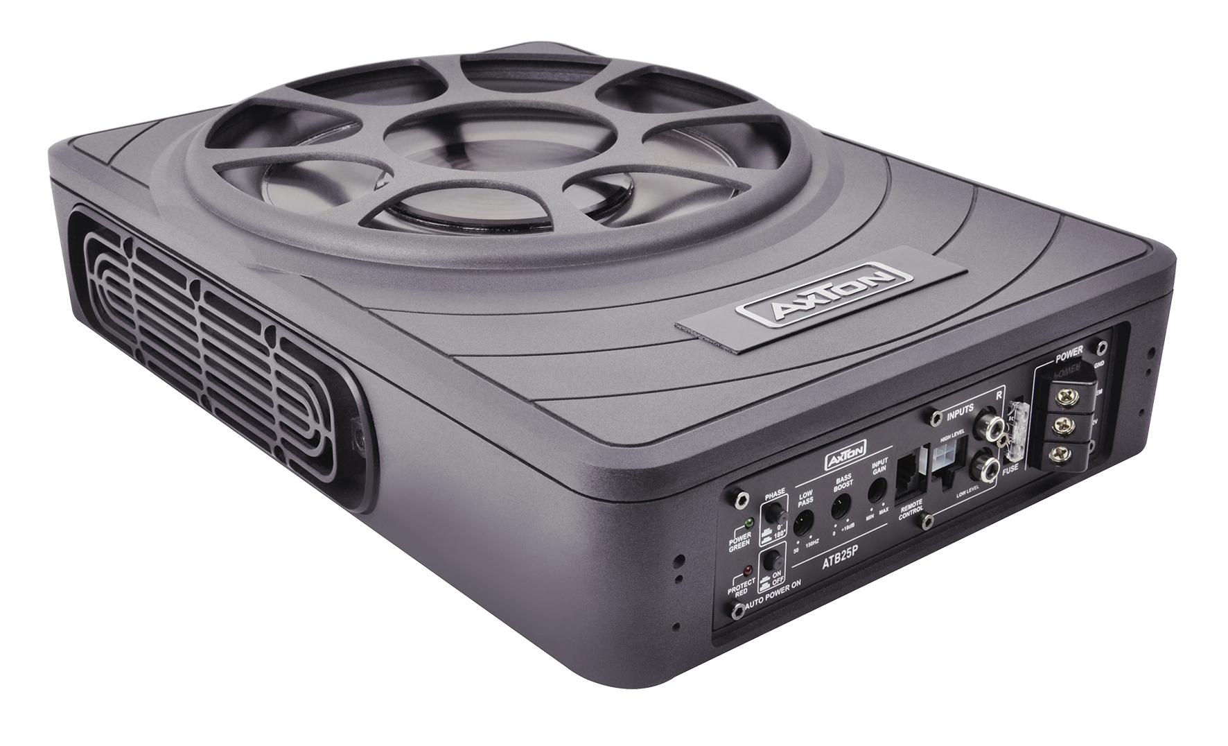 AXTON ATB25P Flat-Aktivsubwoofer 25 cm mit Passivmembran