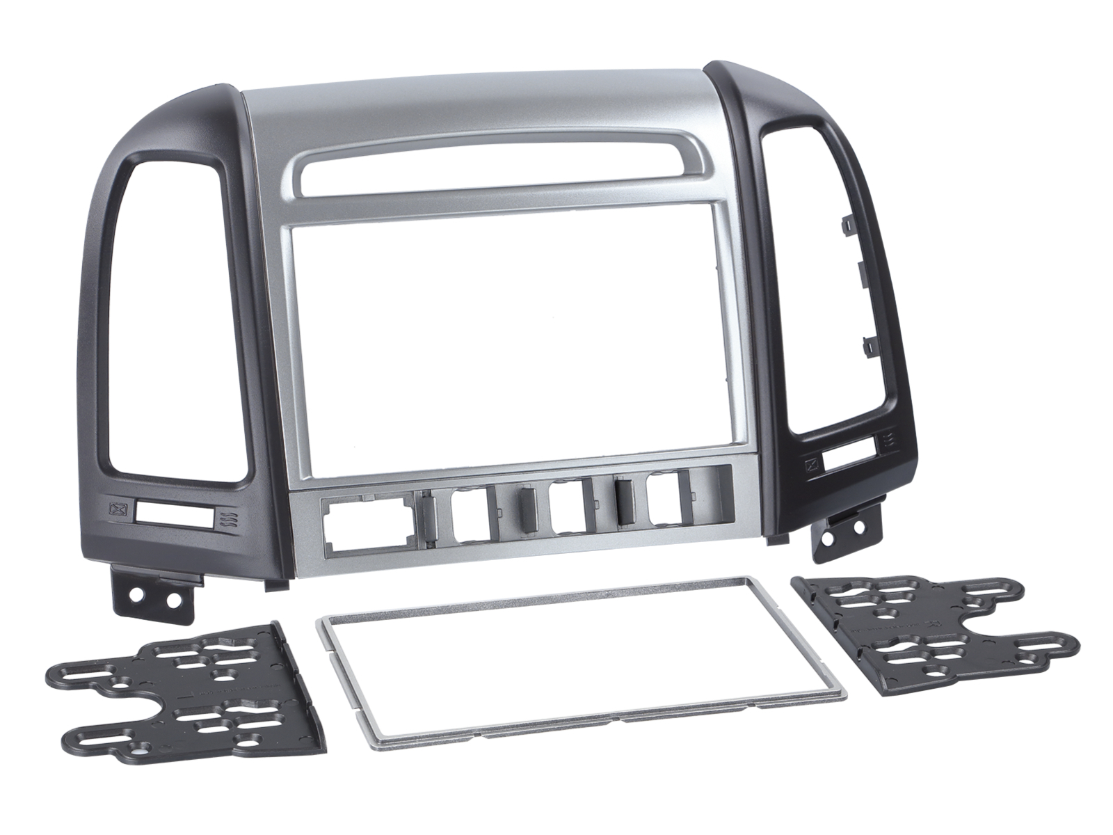 2-DIN RB Hyundai Santa Fe 2006 - 2012 silber/schwarz