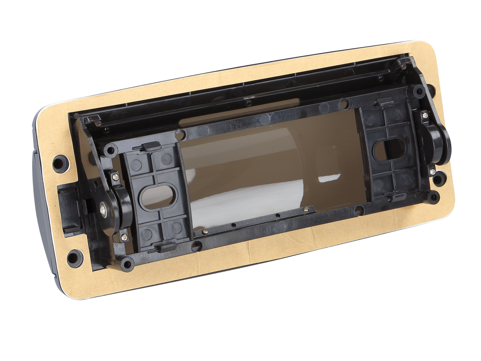 1-DIN Radioblende Boote spritzwassergeschützt schwarz