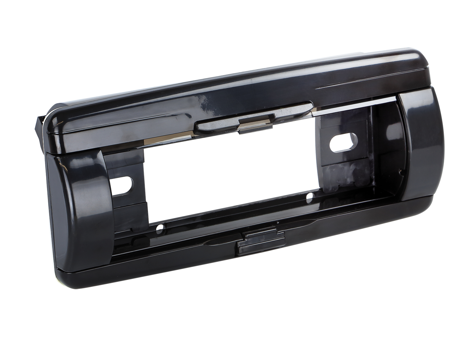 1-DIN Radioblende Boote spritzwassergeschützt schwarz