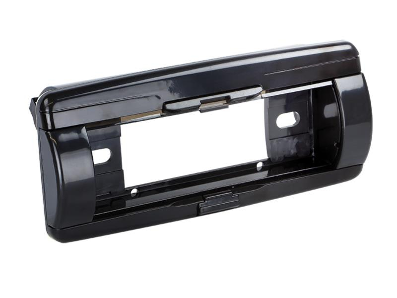 1-DIN Radioblende Boote spritzwassergeschützt schwarz