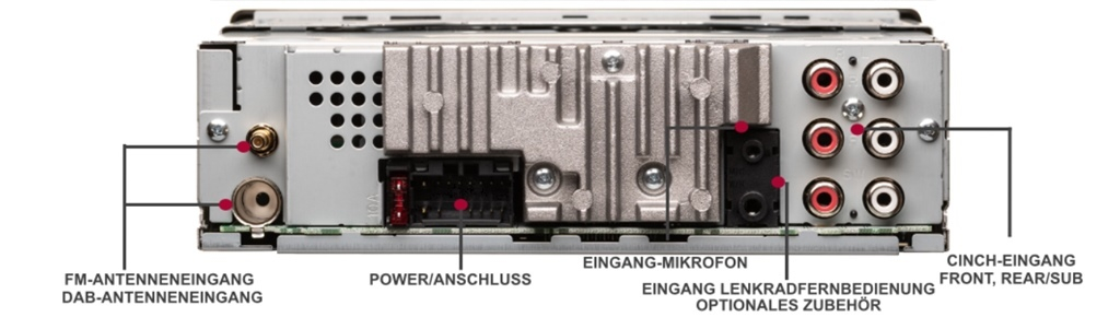 PIONEER DEH-X7800DAB MixTrax und DAB+ Tuner ,CD/MP3-Tuner mit Bluetooth