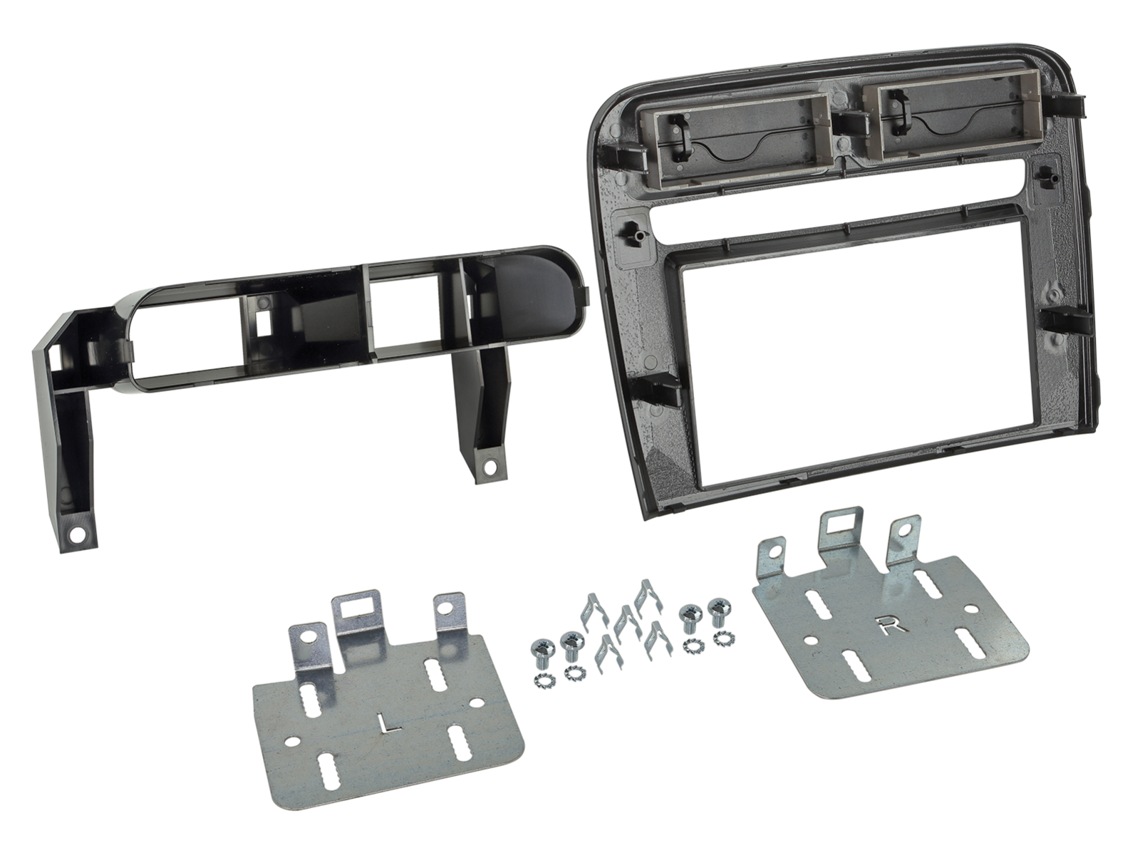 2-DIN Radioblende Fiat Grande Punto 2005-2010 schwarz