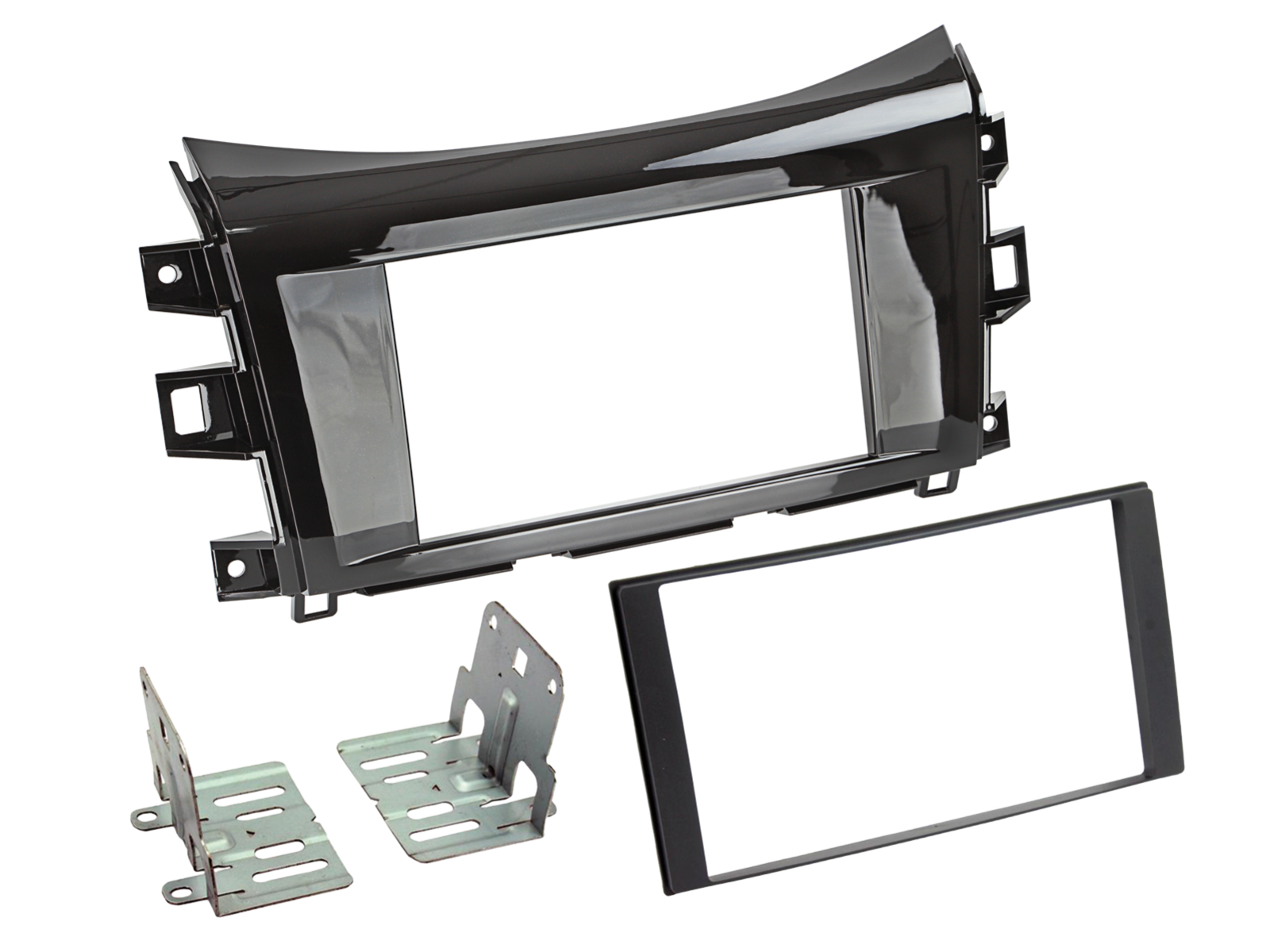 2-DIN RB Nissan Navara /Renault Alaskan Klavierlack schwarz