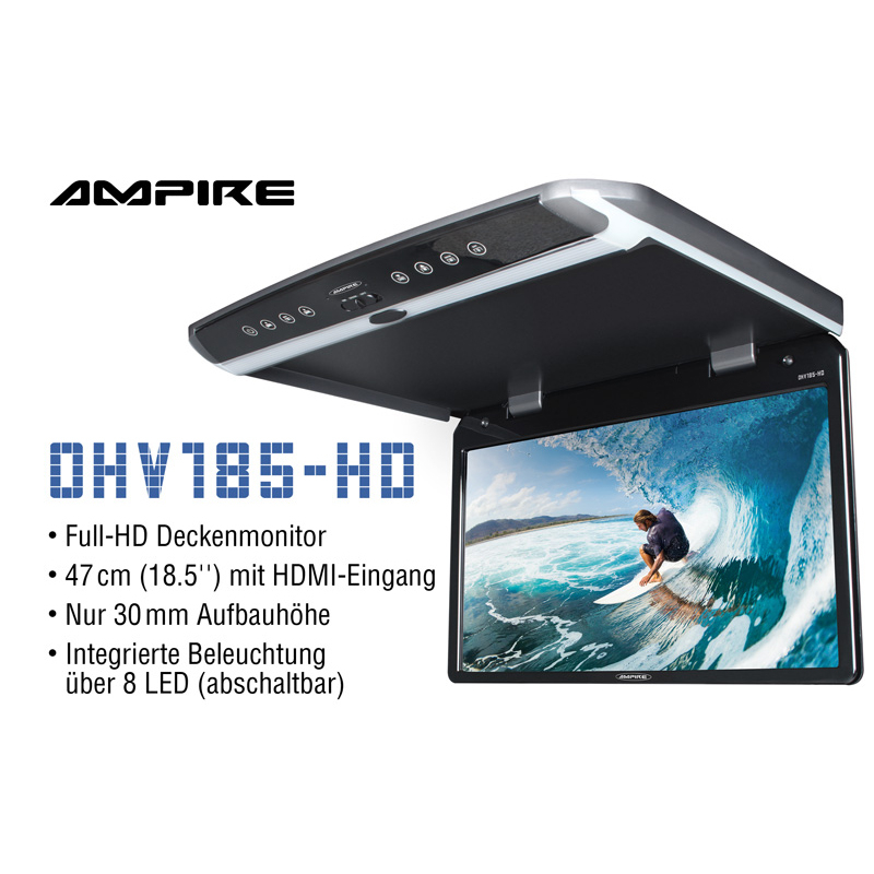 AMPIRE FULL-HD DECKENMONITOR 47CM (18.5) MI