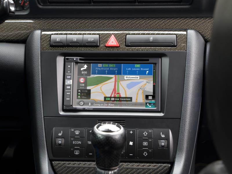 2-DIN Radioblende Audi A4 02/1999-08/2001 schwarz