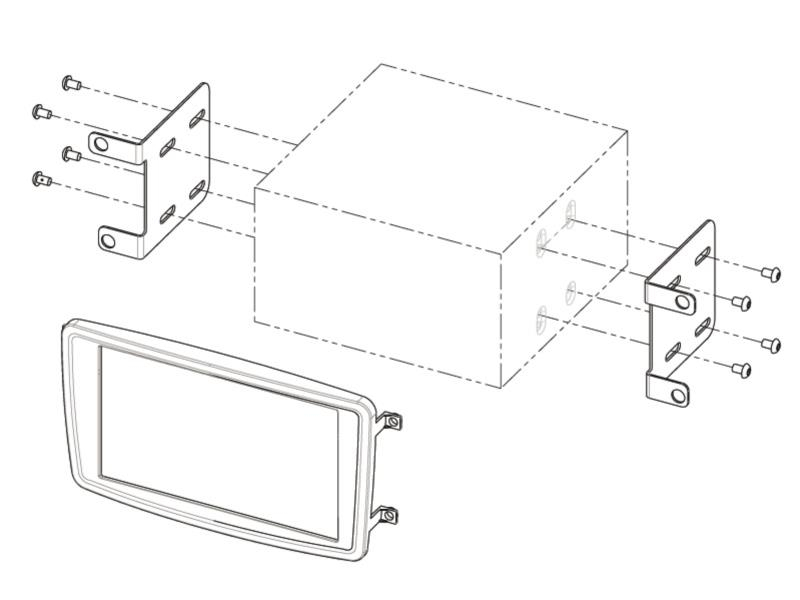 2-DIN RB Mercedes W203/W209 03/2000-2004