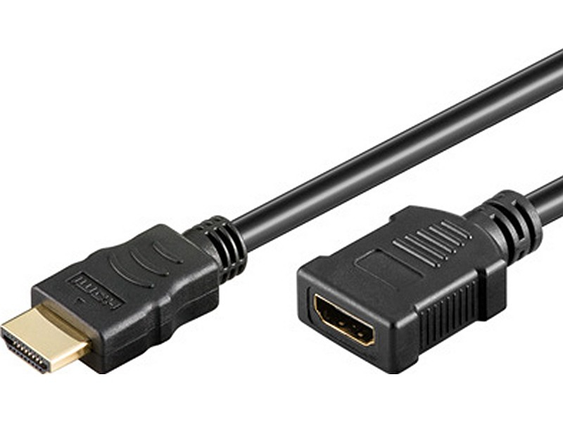 AMPIRE HDMI-Verlängerungskabel 300cm, High Speed / Ethernet / ARC / 4K