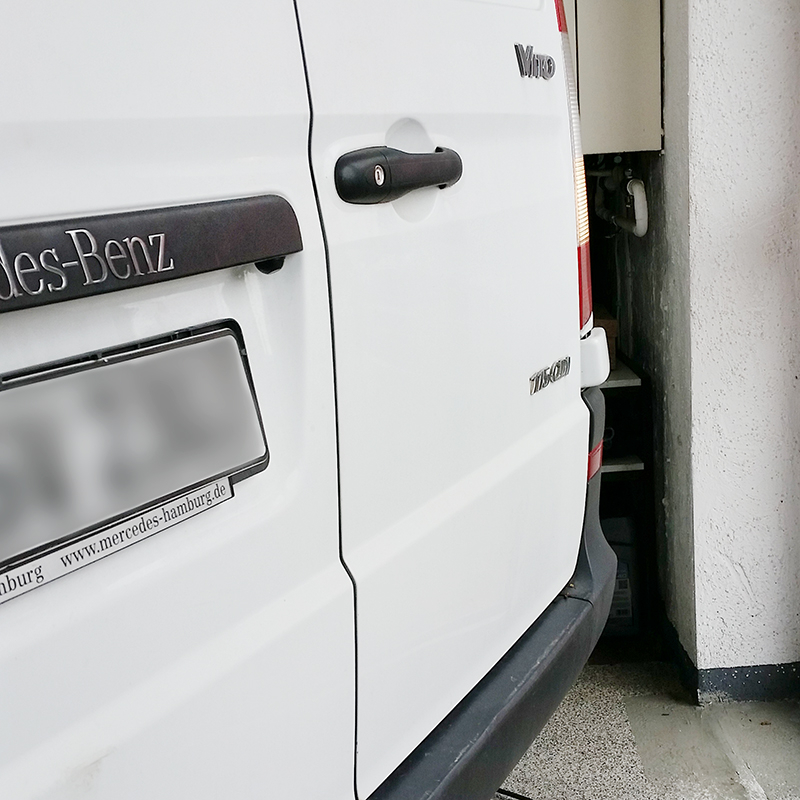 Rückfahrkamera im Kunststoffgehäuse, 70°