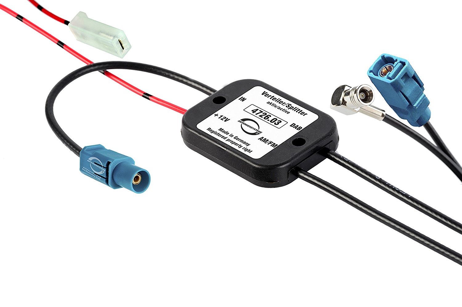 4726.03 aktive Frequenzweiche/Verteiler für passive Antenne (FM/DAB)