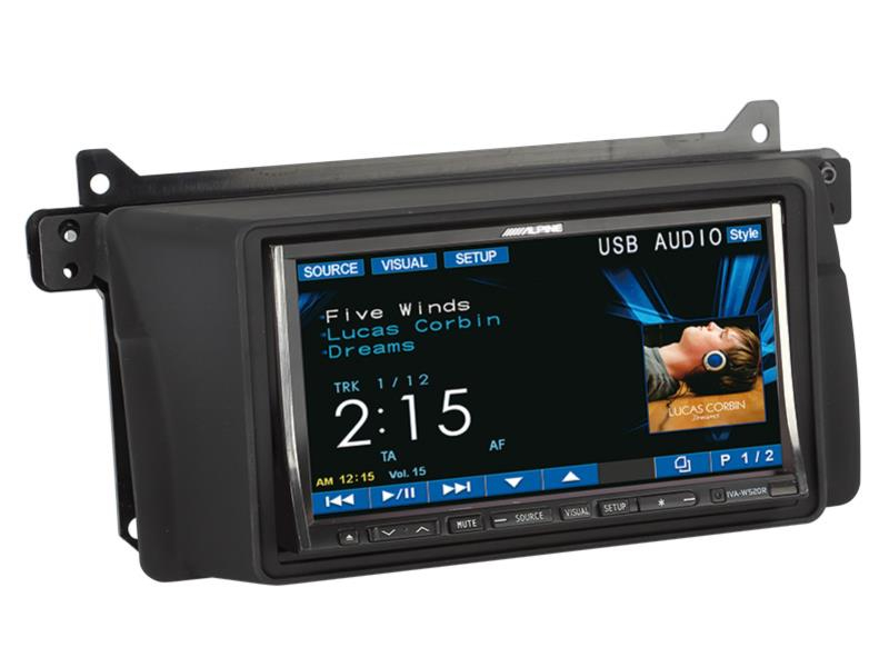 2-DIN Radioblende BMW 3er(E46) 1998-2007 5 Schalter