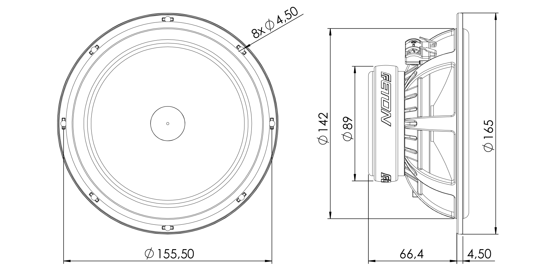ETON PRO 175 16,5 CM 2-wege Compo