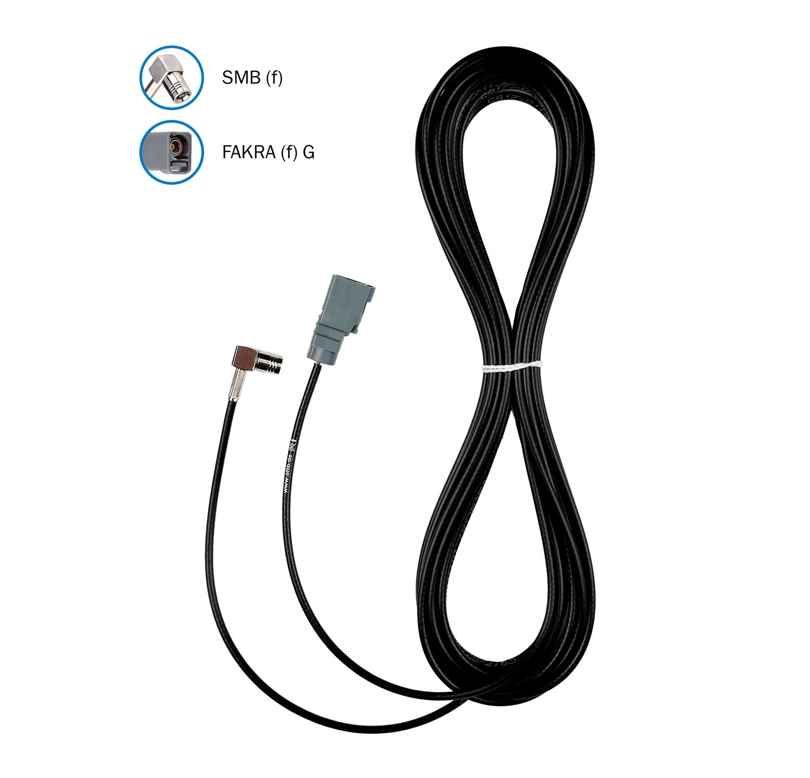 ATTB 2457.01 Verlängerungskabel RG174, 5m