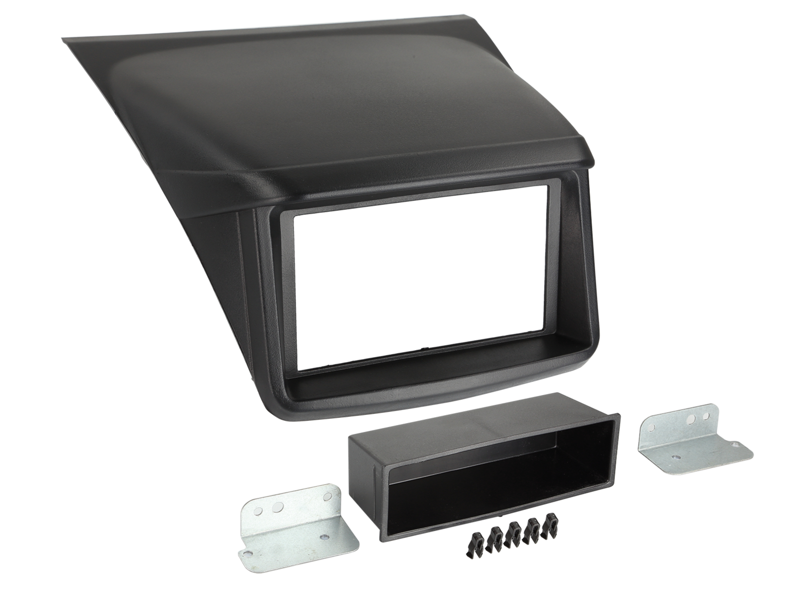 2-DIN Radioblende Mitsubishi L200 2006-2015 schwarz