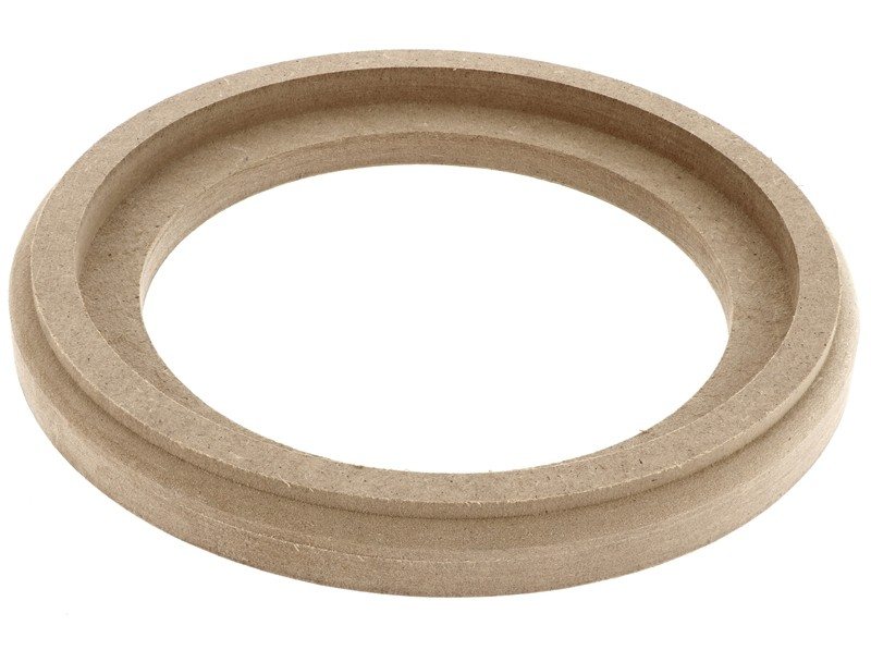 MDF Holzring 16cm mit Falz + Laminierrand