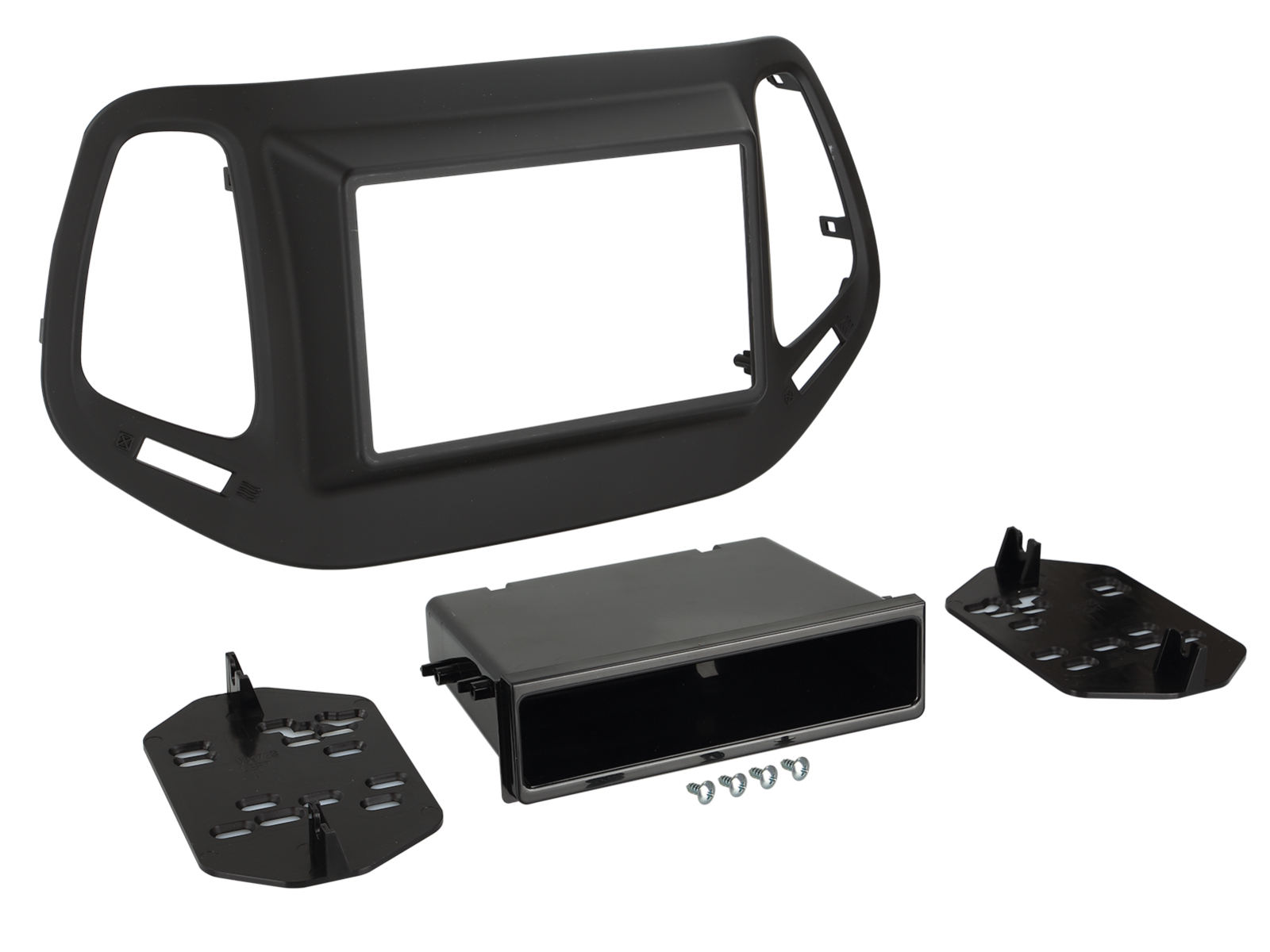 2-DIN Radioblende mit Fach Jeep Compass(MX) 2017-2021