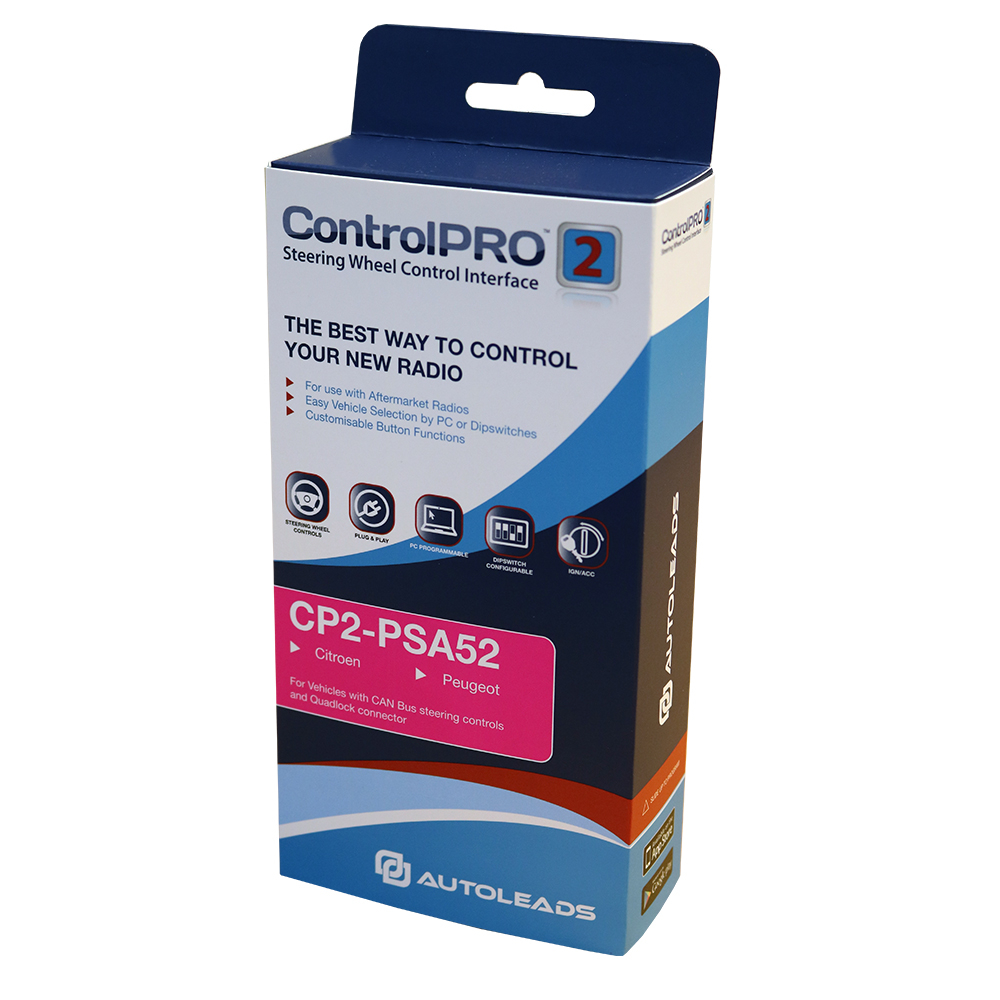 Autoleads CP2-PSA52 Lenkradfernbedienungsadapter für Peugeot - Citroen