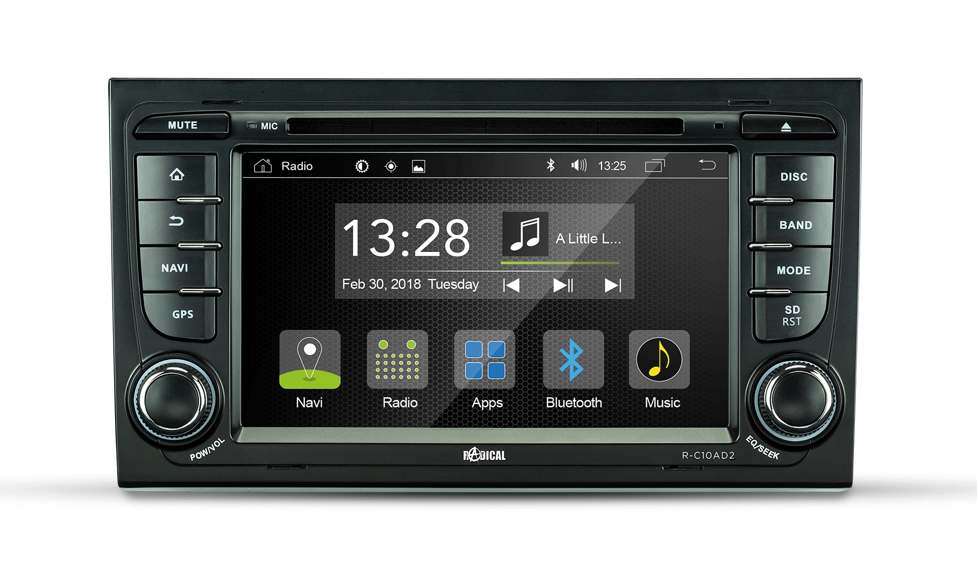 Radical R-C10AD2 Android Moniceiver für Audi A4