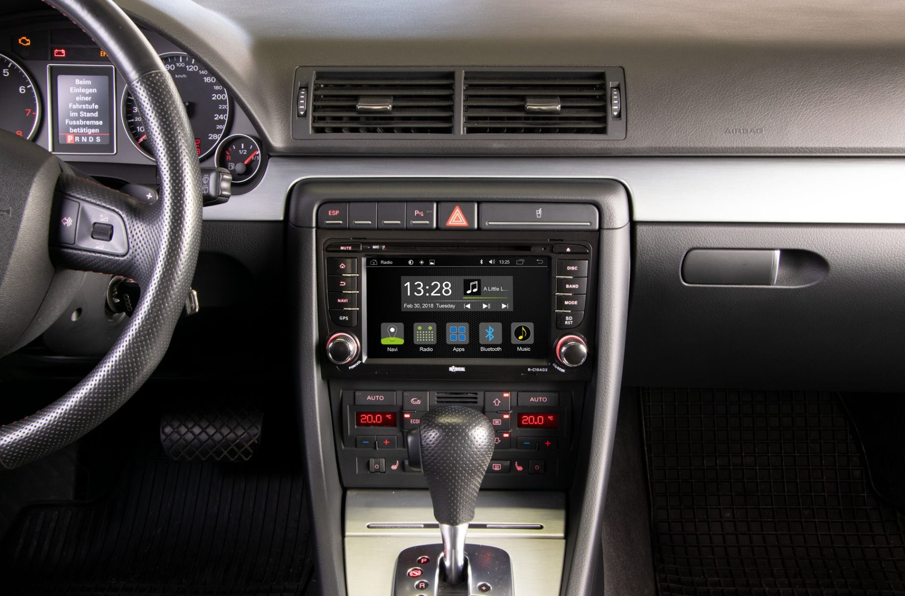 Radical R-C10AD2 Android Moniceiver für Audi A4