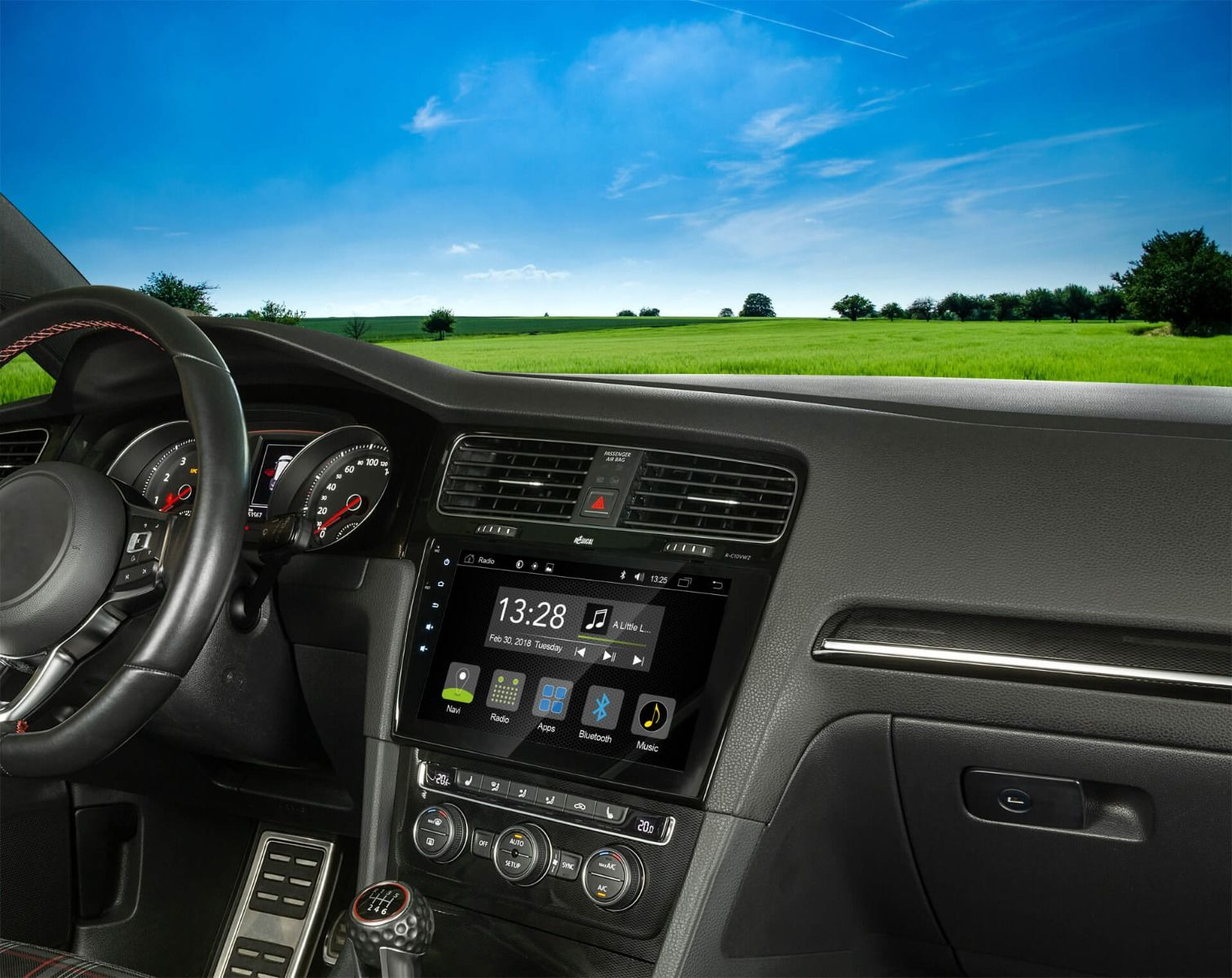 Radical R-C10VW2 Fahrzeugspezifischer Infotainer für VW Golf 7