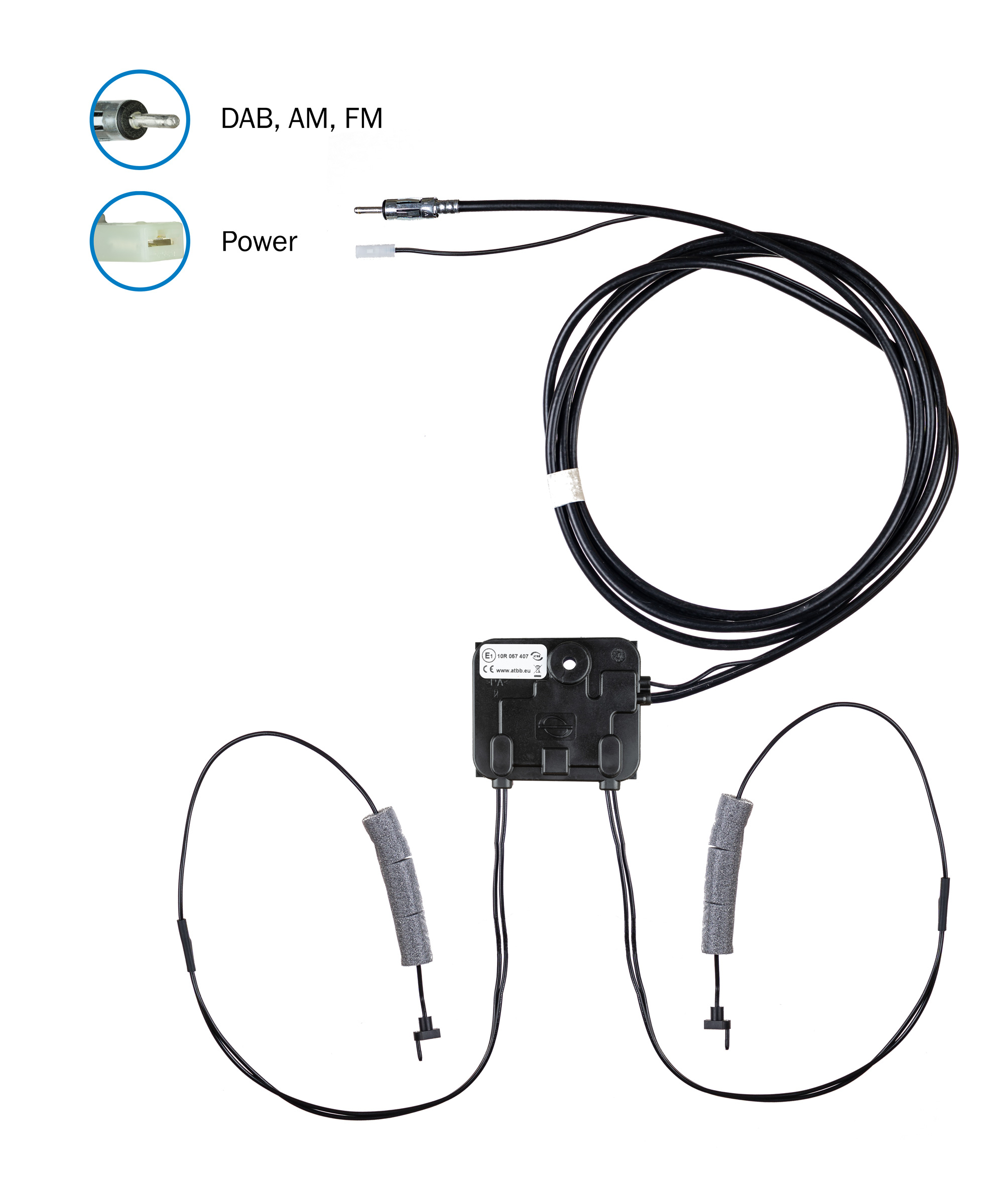 ATTB 5010.01 Dipolantenne AM, FM, DAB