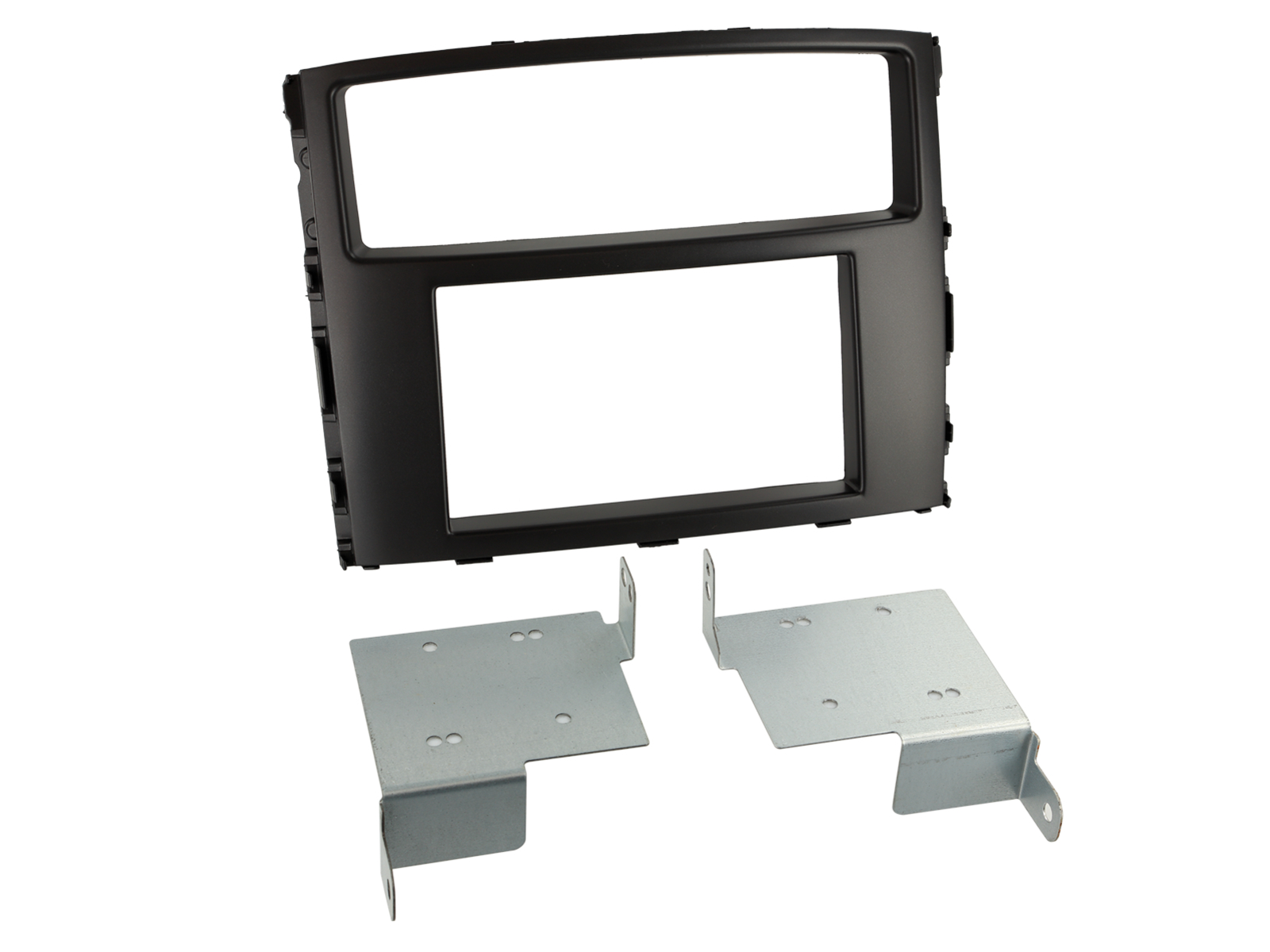 2-DIN RB Mitsubishi Pajero 2014- 2018 schwarz matt