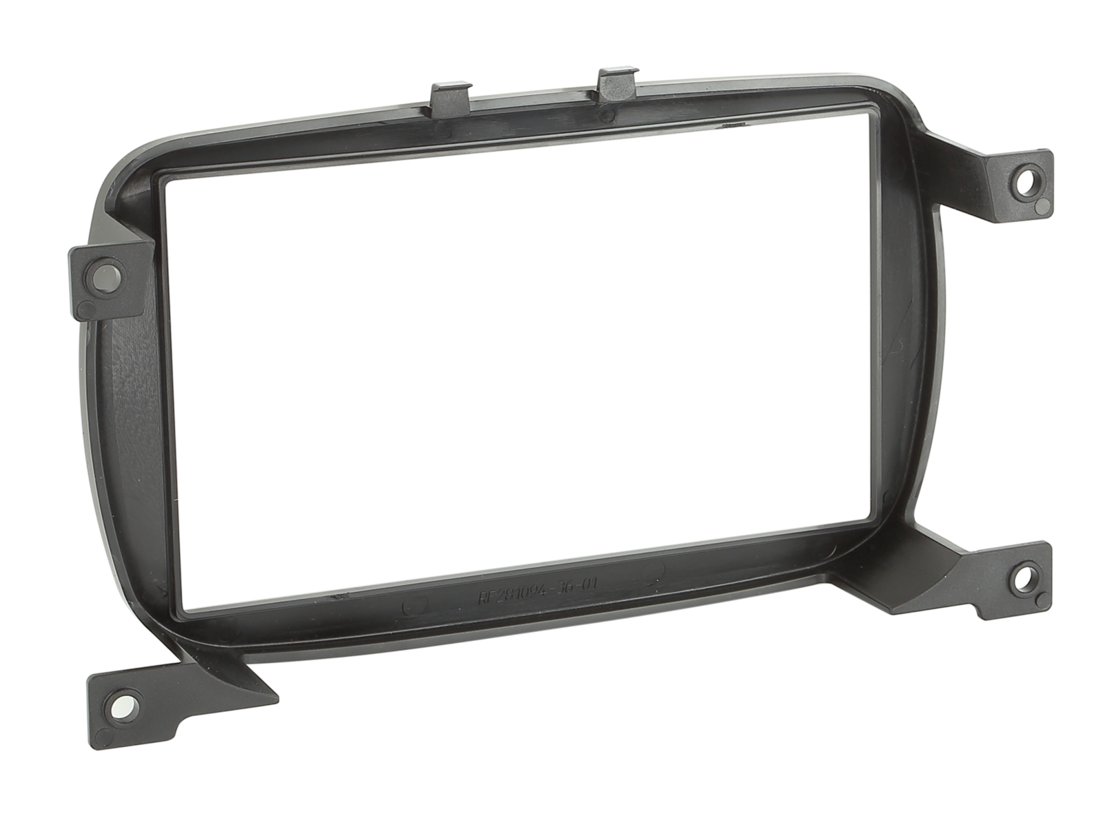 2-DIN Radioblende Fiat 500 07/2015-2023  Klavierlack