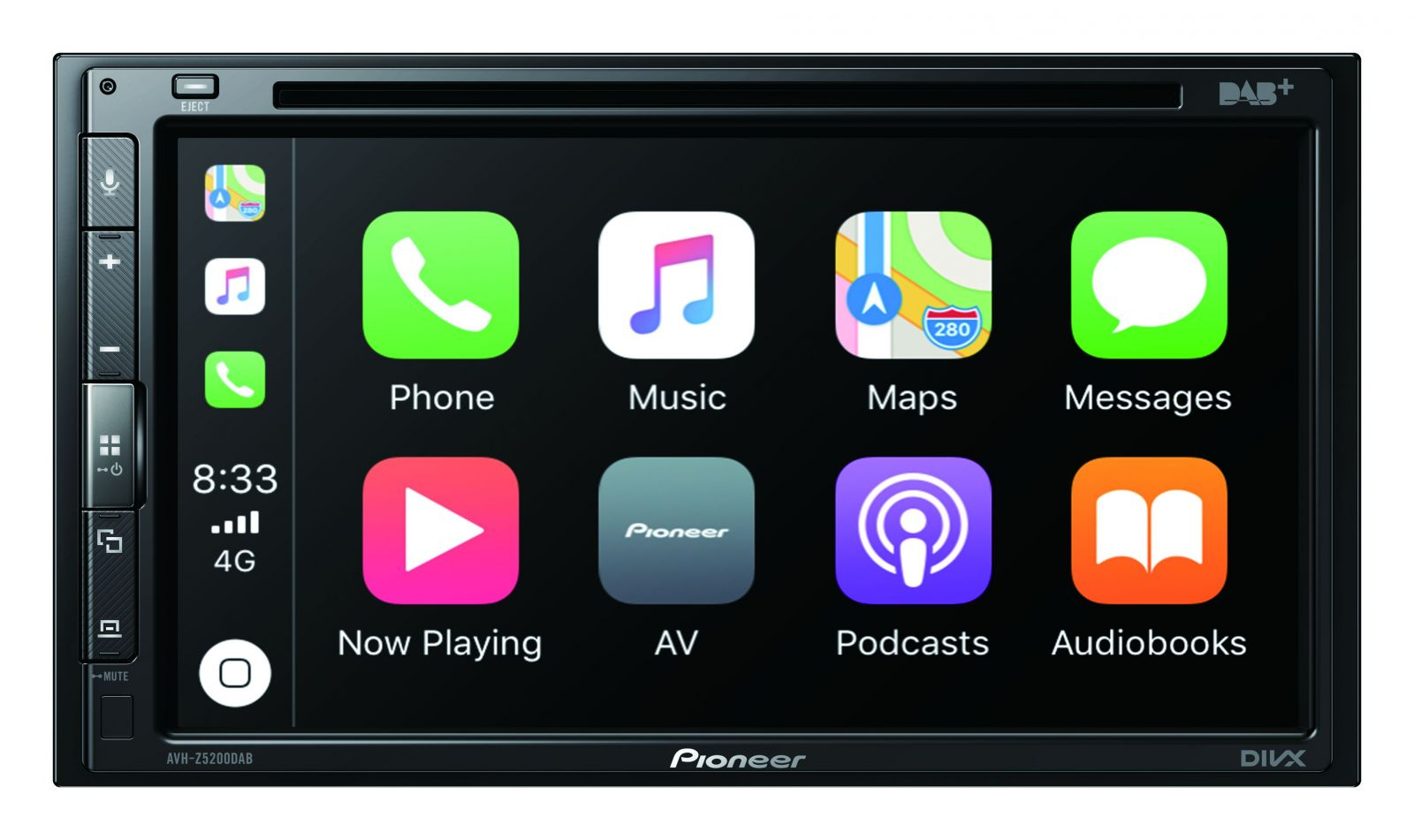 PIONEER AVH-Z5200DAB 2-DIN Moniceiver mit DAB+