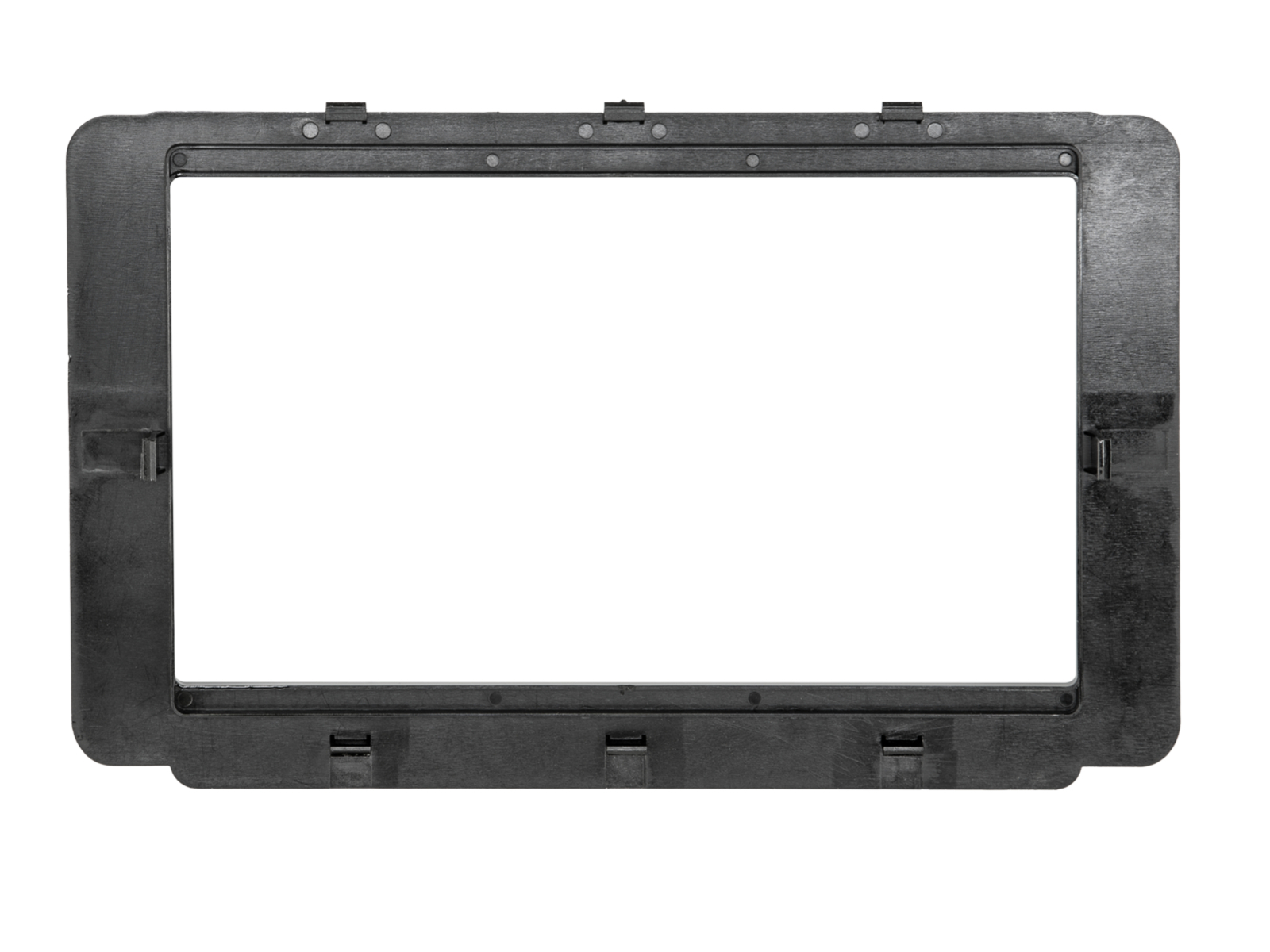 2-DIN Radioblende Toyota Hilux 2016-2020 Klavierlack