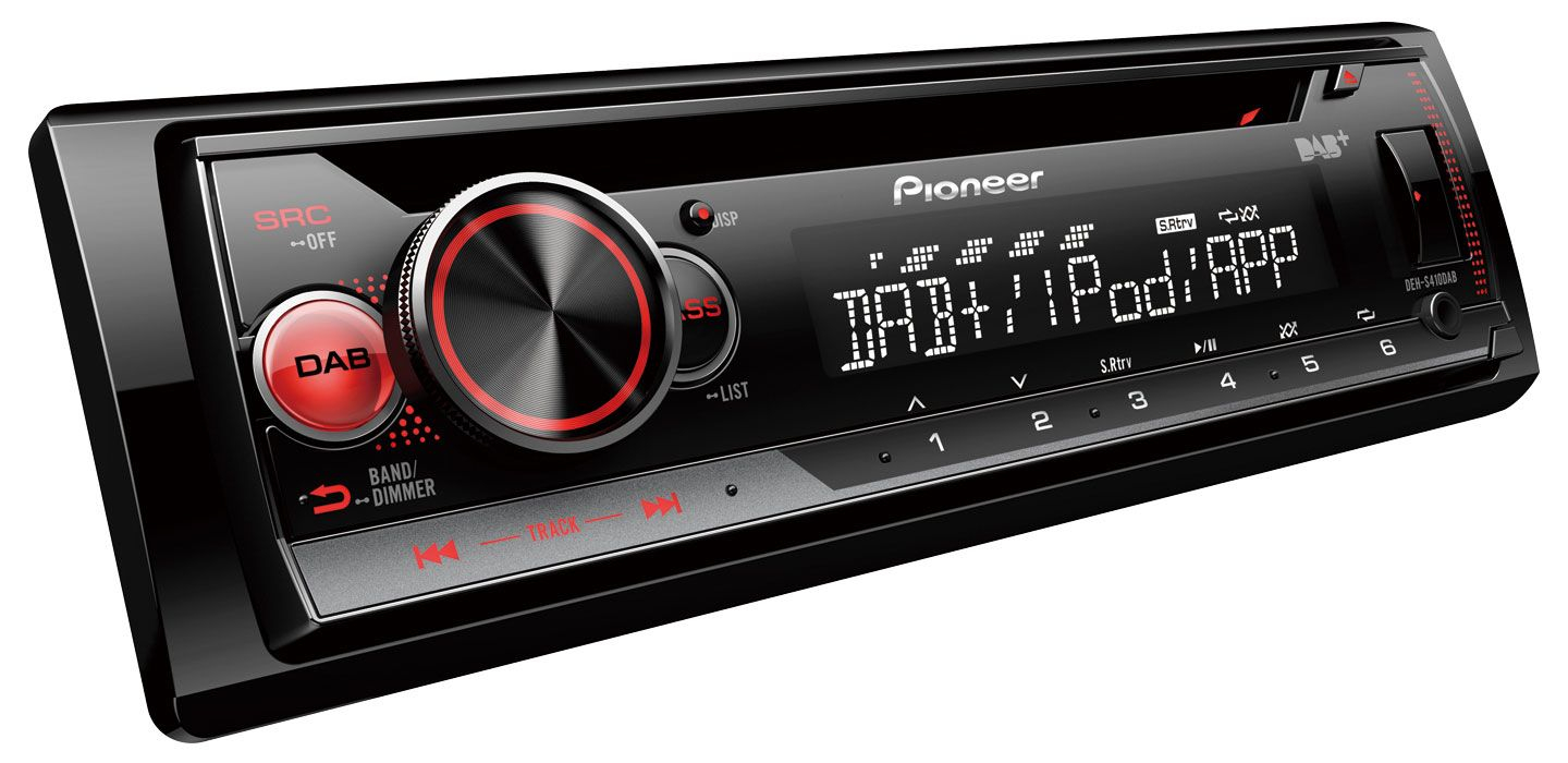 Pioneer DEH-S410DAB - CD/MP3-Autoradio mit DAB / USB / iPod / AUX-IN