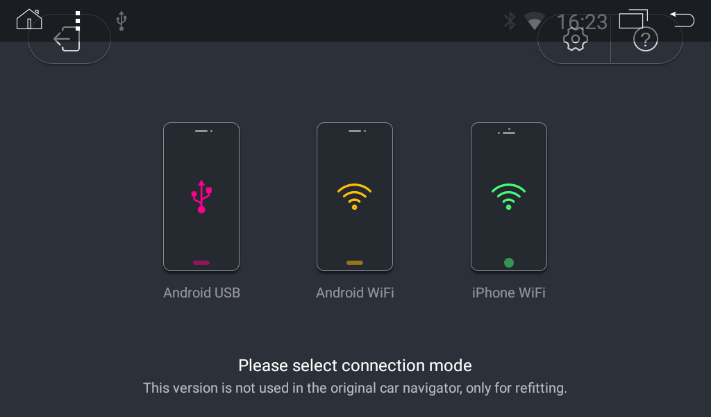 Radical R-D111 1-DIN Android Infotainer mit 10.1“ Bildschirm