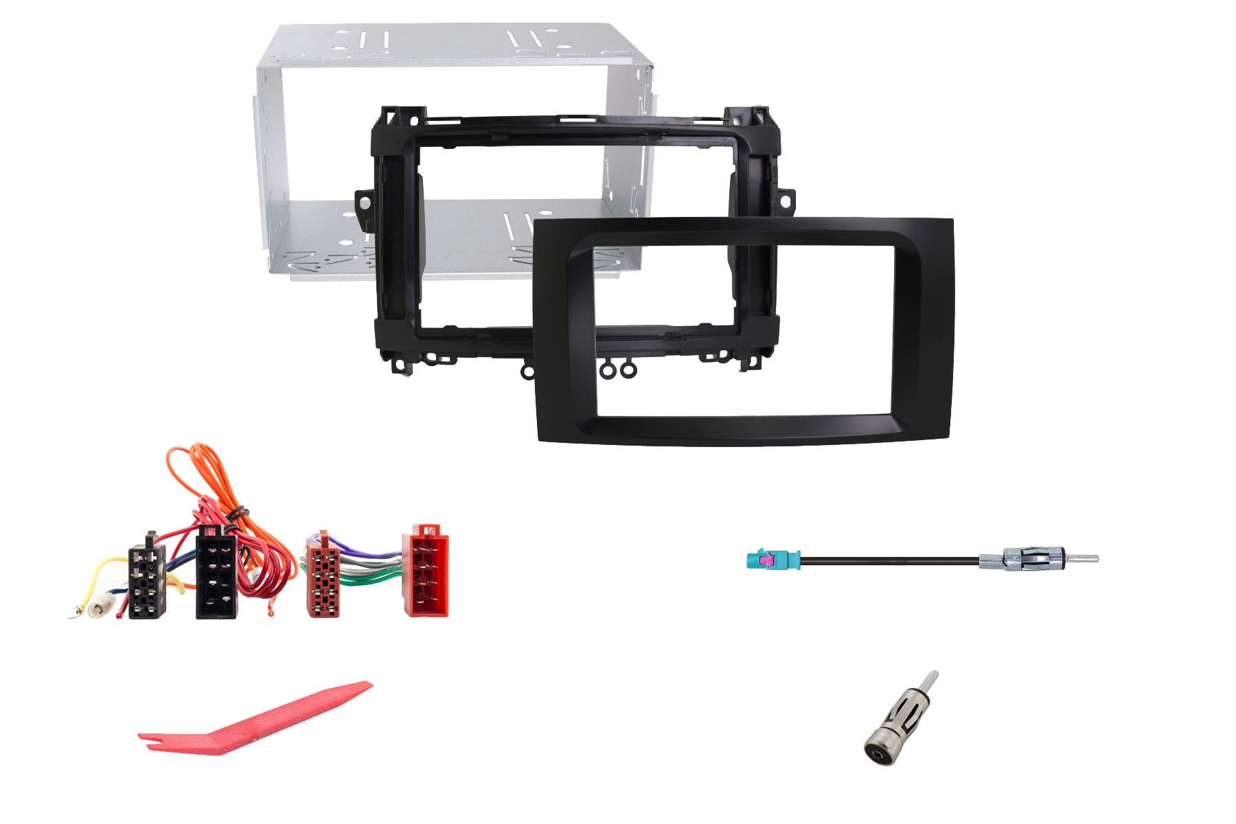 Radical R-D211 2-DIN DAB+ mit Montageset für Mercedes