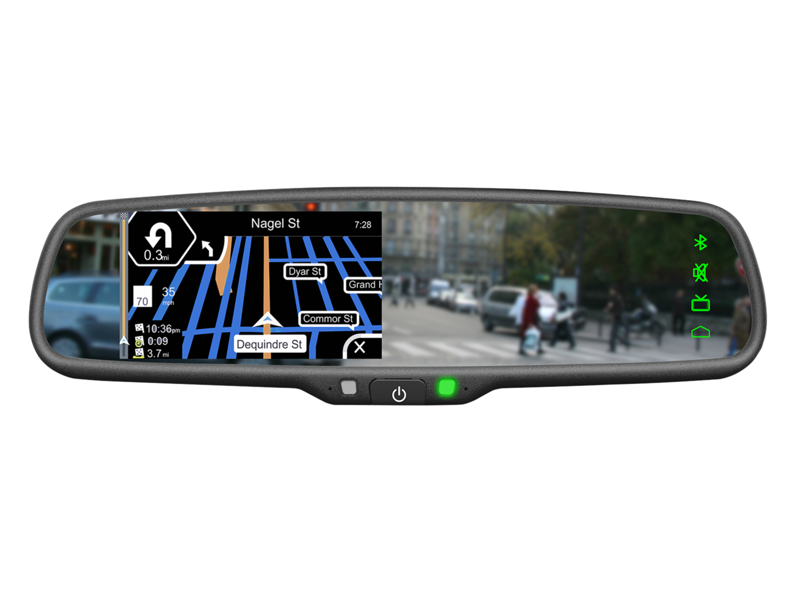 Spiegelmonitor 4.3 Win CE Navigation ready/Bluetooth FSE