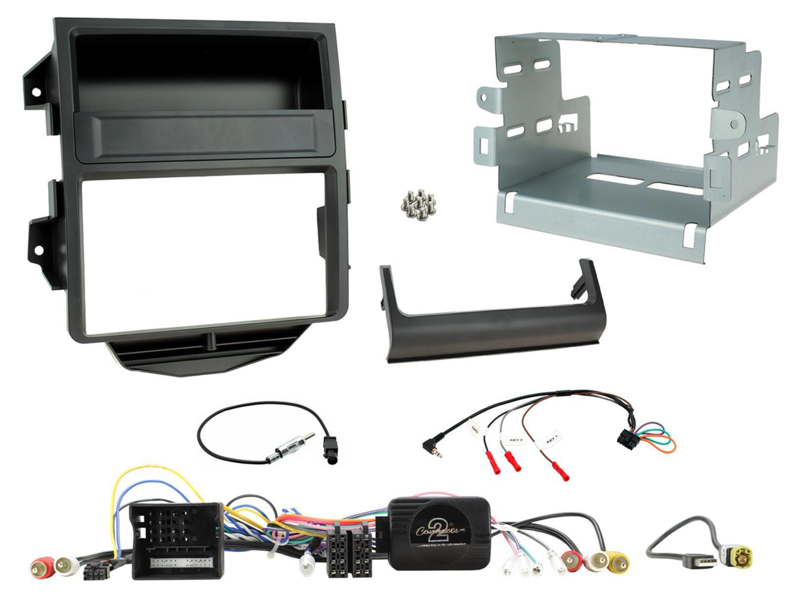 2-DIN Kit Porsche Macan 2014-2016 LFB/Amp schwarz
