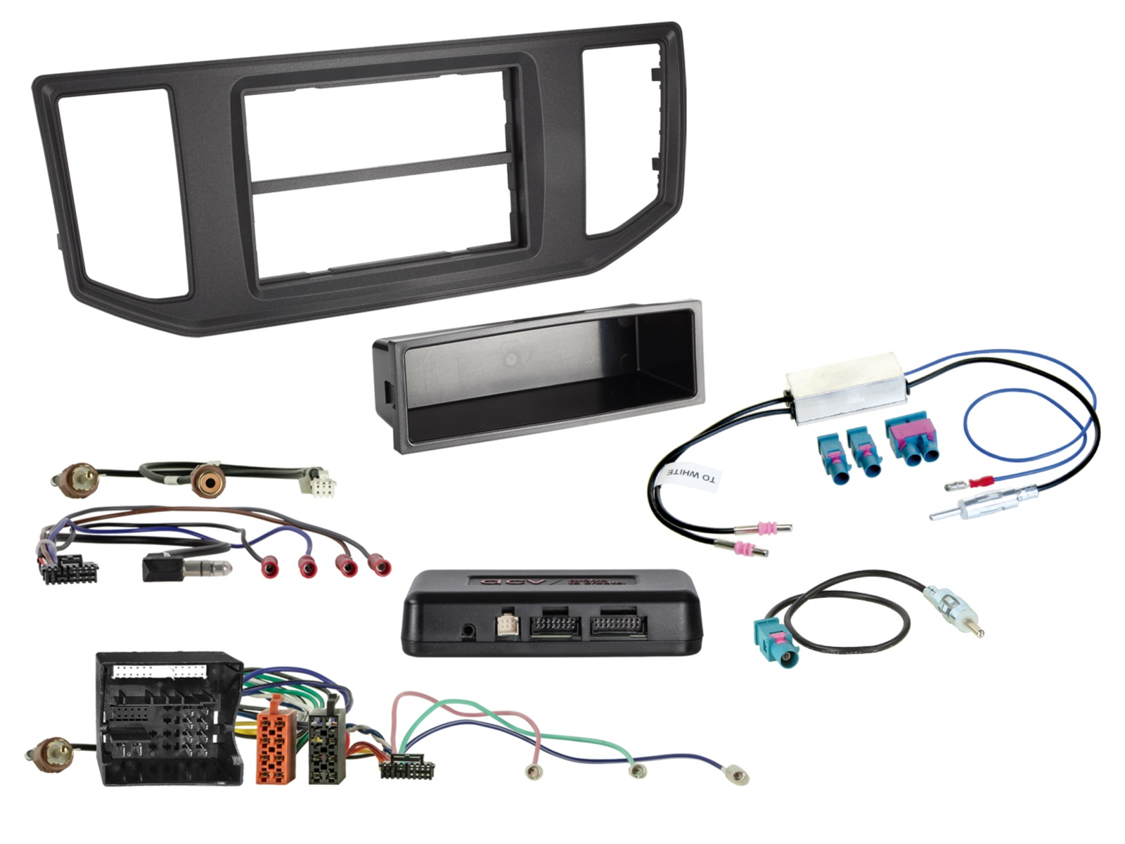 2-DIN Kit mit Fach MAN TGE/VW Crafter/Grand California