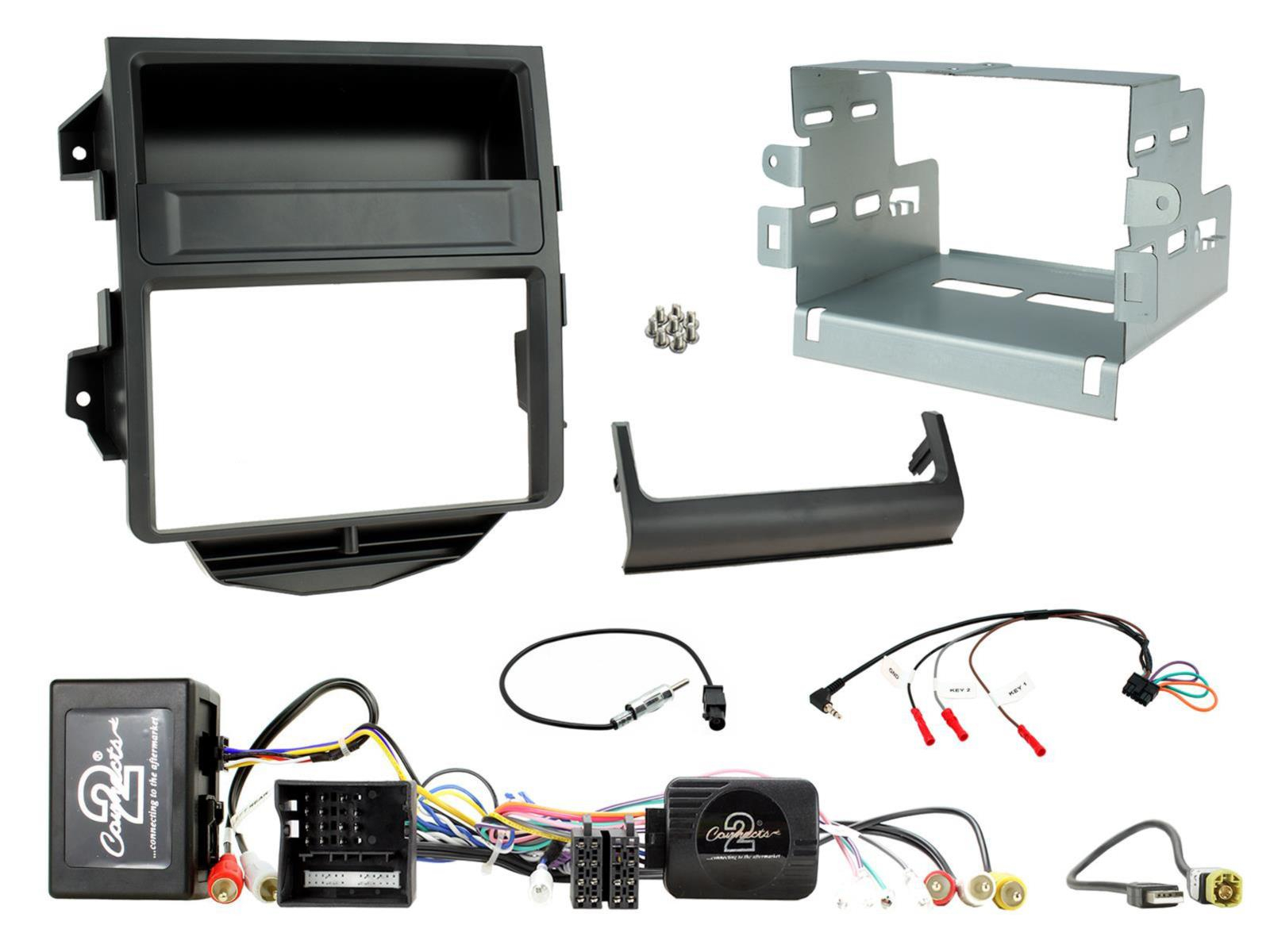 2-DIN Kit Porsche Macan 2014-2016 LFB/Amp MOST schwarz