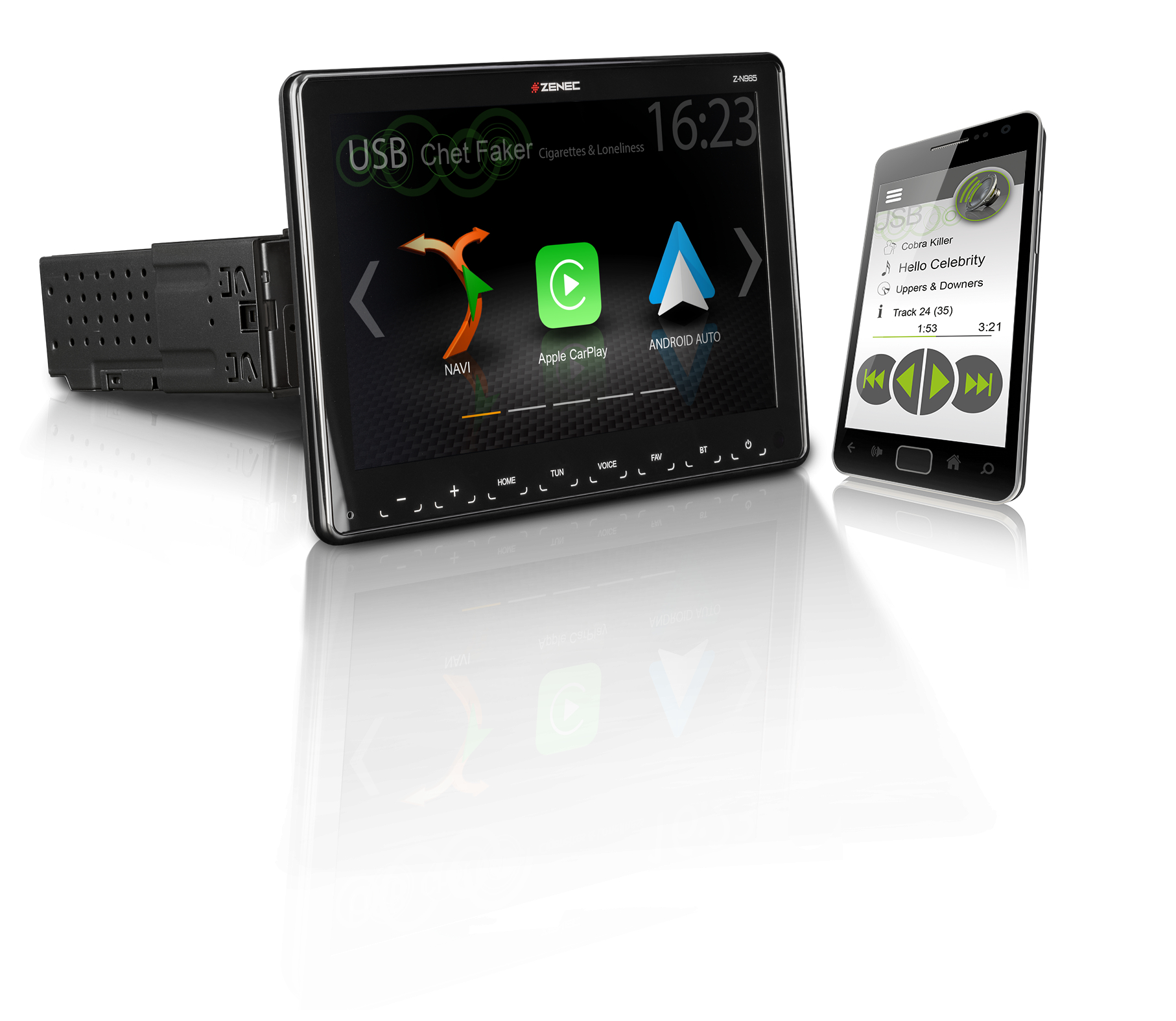 ZENEC Z-N965 mit 9 Zoll Display DAB+, DSP, Android Auto, Apple Carplay