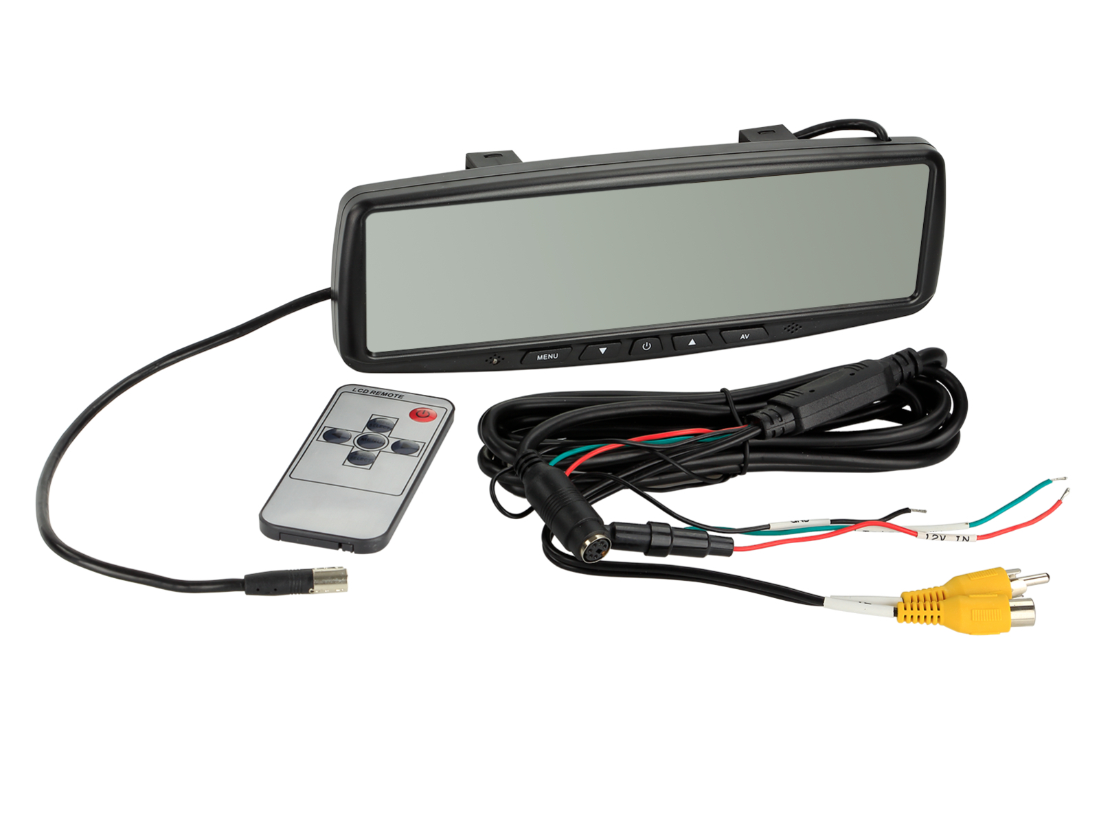 Spiegelmonitor universal 4.3 2x Video Eingang selbstdimmend