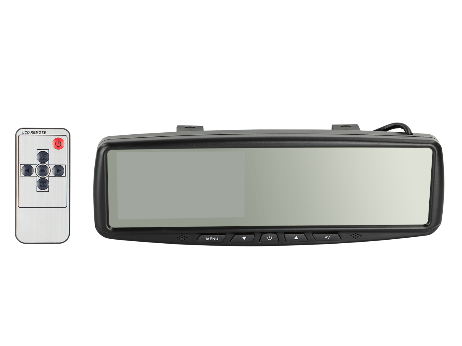 Spiegelmonitor universal 4.3 2x Video Eingang Fernbedienung