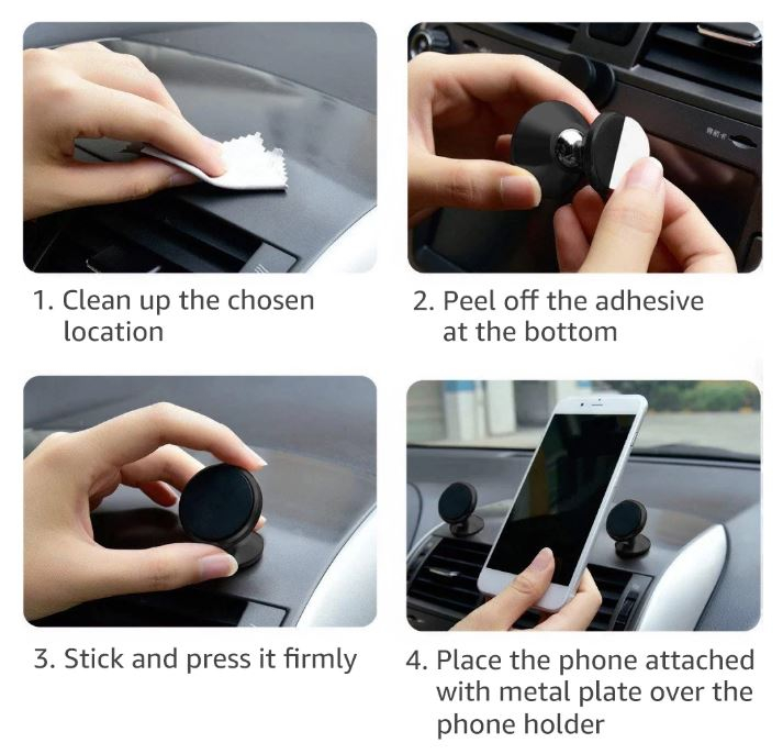 Universal Magnet Halter Schwarz schwenkbar version 6