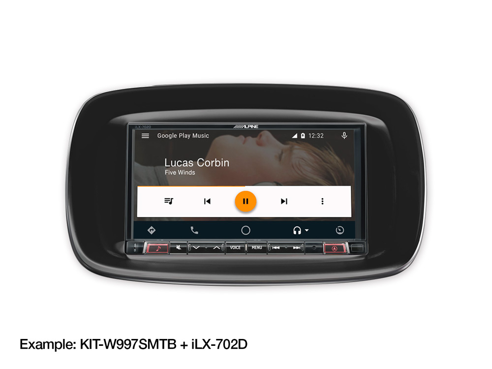 Installationskit für Smart Fortwo (BR453) 2014 -2024 Piano Black