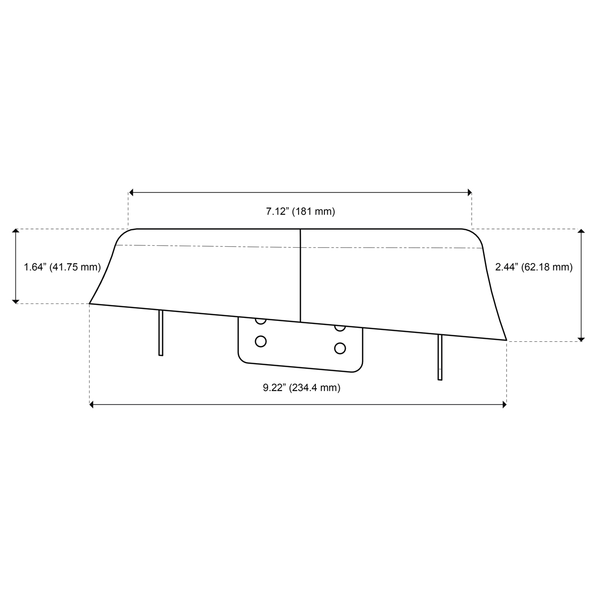 RETROSOUND Aufbaurahmen für 165mm Lautsprecher
