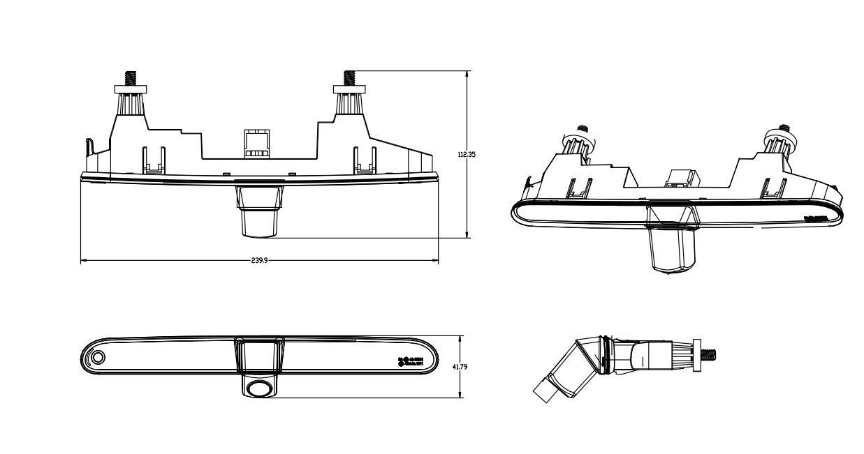 Rückfahrkamera 3. Bremsleuchte Citroen Peugeot Opel Toyota