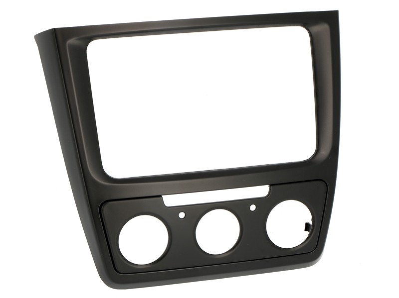 Radioblende SKODA Yeti 2009 - 2017 2 -DIN Schwarz manuelle Klima