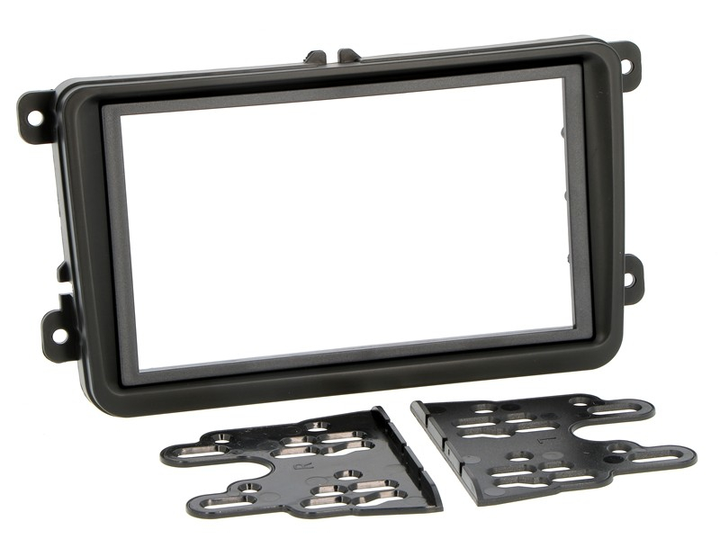 Radioblende SKODA Yeti 2009 - 2017 2 -DIN Schwarz manuelle Klima