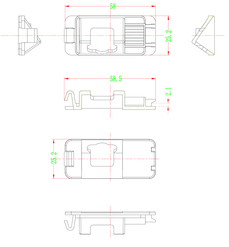 Griffleisten-Kamera FORD, warm-weiße LED