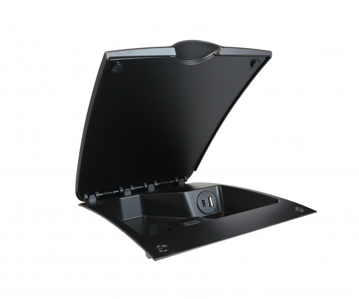 Fiat Ducato CARica - kabellose Ladeablage mit USB + USB C