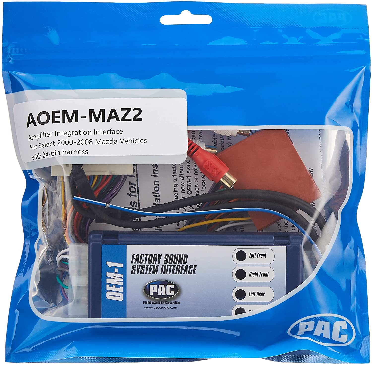 PAC AOEM-MAZ2 Vorverstärker-Adapter für Mazda ab 2001