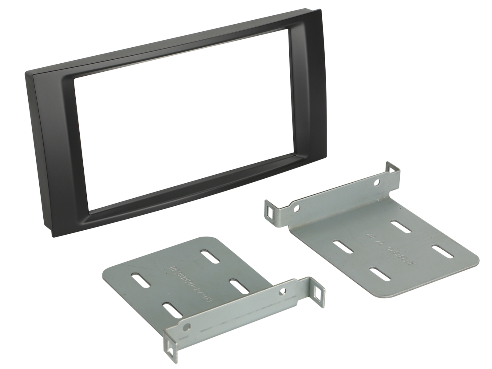 2-DIN Radioblende VW T5 2003-2015/Touareg 2003-2010 schwarz