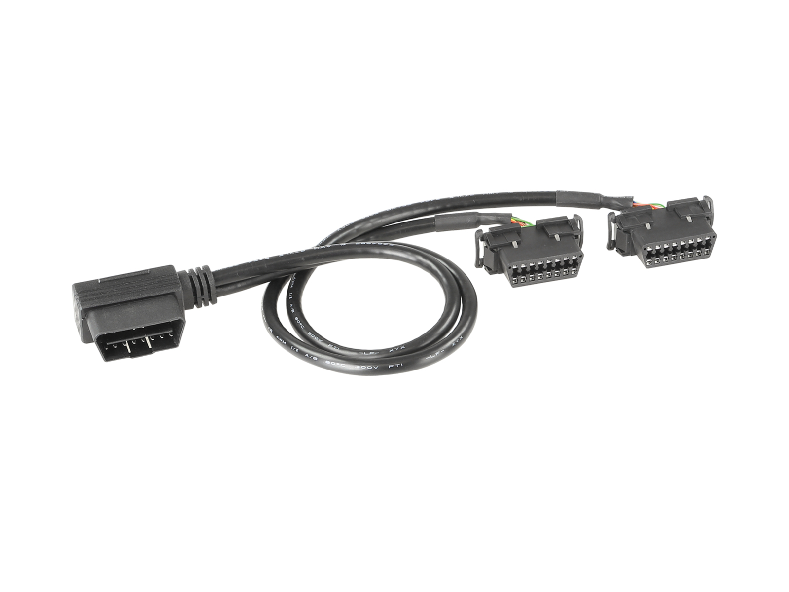 OBD Anschluss T-Kabel Buchse 90°>2x Stecker OEM 30cm